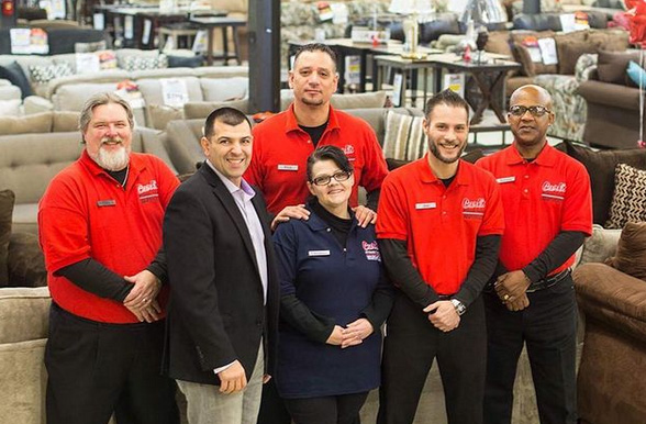 Employees at Carl's Furniture