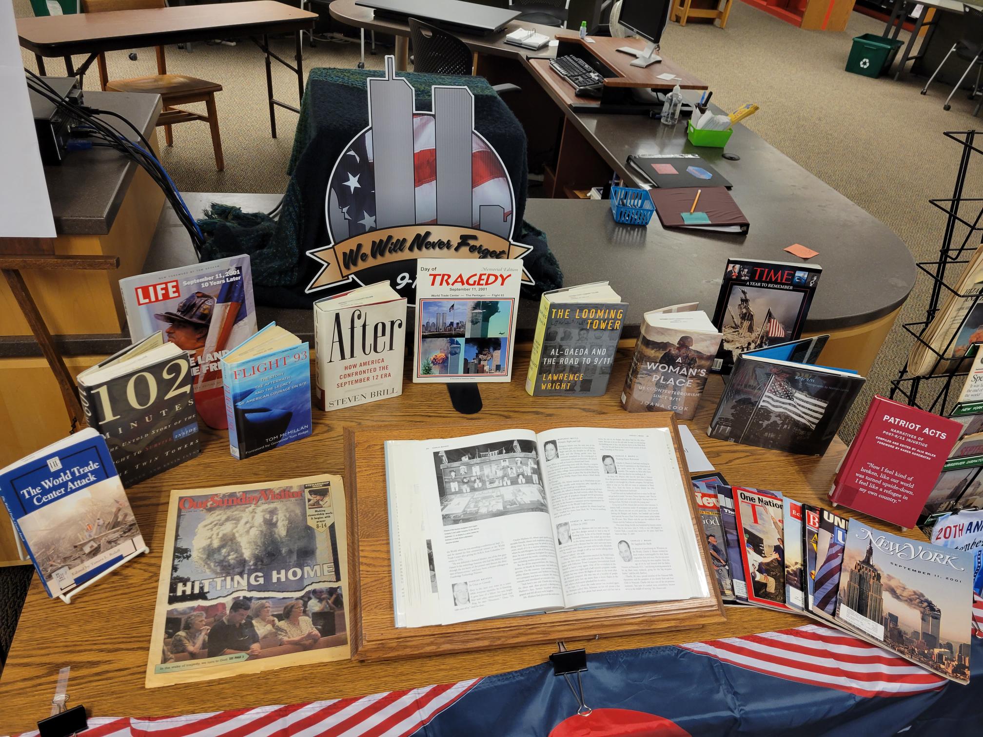 9/11 Library Display