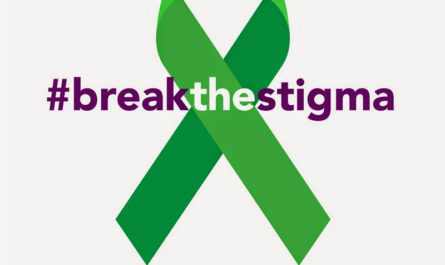 Mental Health Awareness Month Ribbon