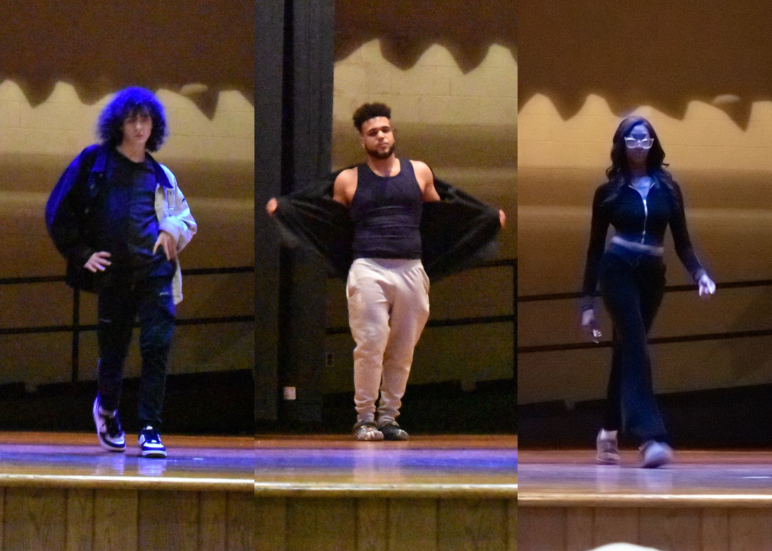 Students audition for the HCCC Fashion Show