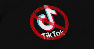 The word "TikTok" crossed out