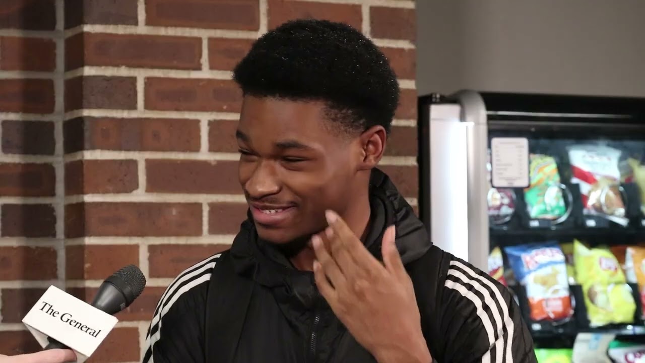 Person answers question