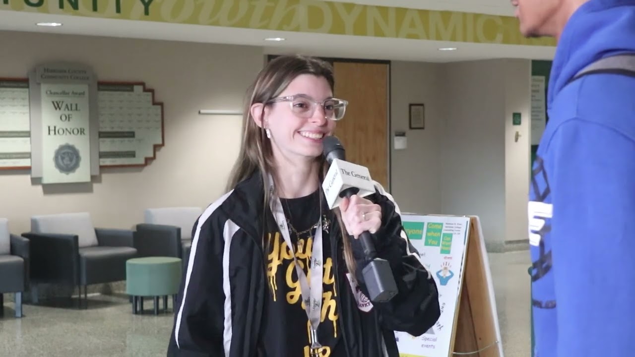 Andrea hosting Question of the Week