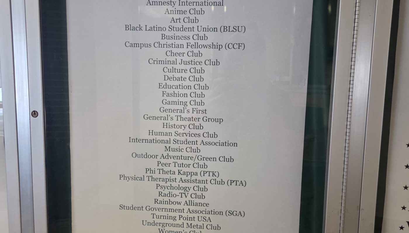 poster of all the Clubs in Herkimer College