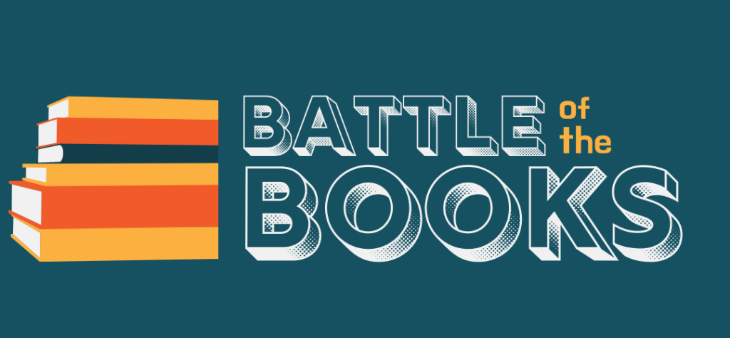 Graphic that says "Battle of the Books"