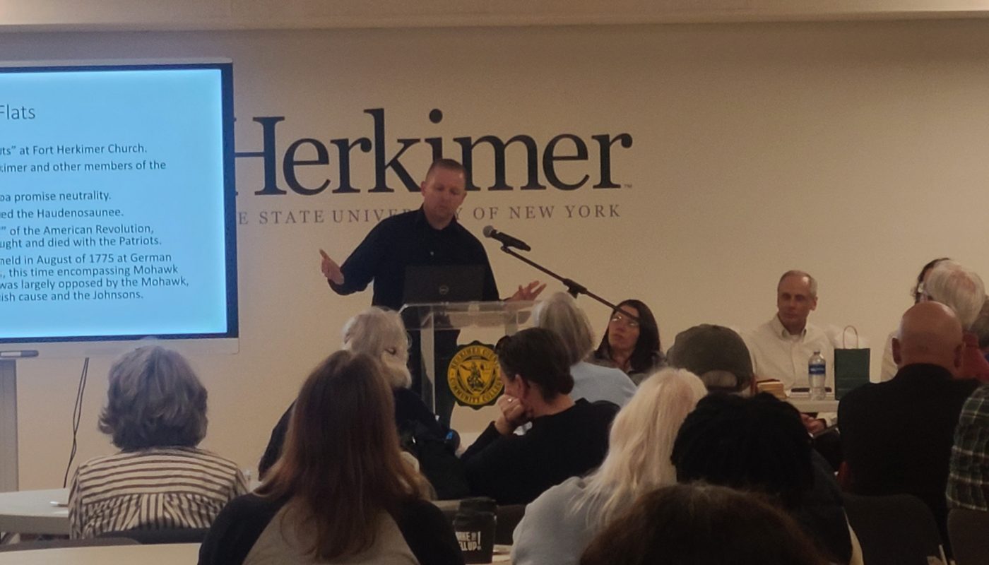 Sergeant Eric Lojba presenting