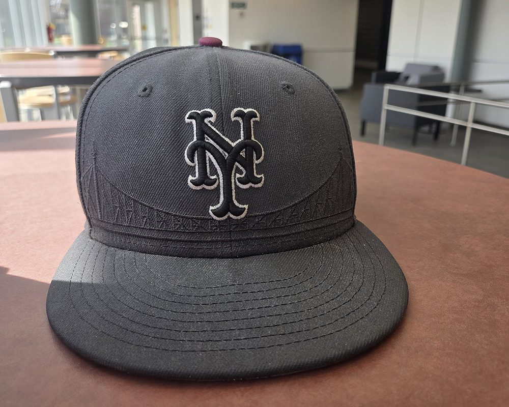 Mets hat on a table