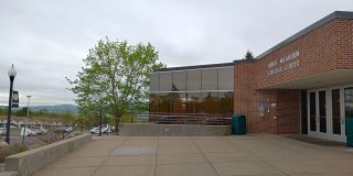 A Photograph of the Robert McLaughlin College Center