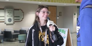 Andrea hosting Question of the Week