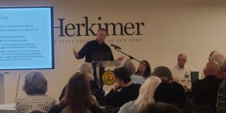 Sergeant Eric Lojba presenting