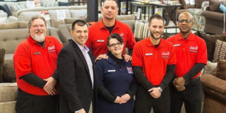 Employees at Carl's Furniture